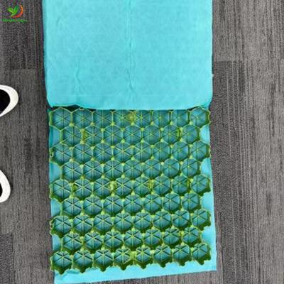 Grass grid with non woven fabric