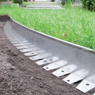 Black color Aluminum landscape edging ;2.36 meter(7'7.4'') long x 21.6cm(8.5'') tall