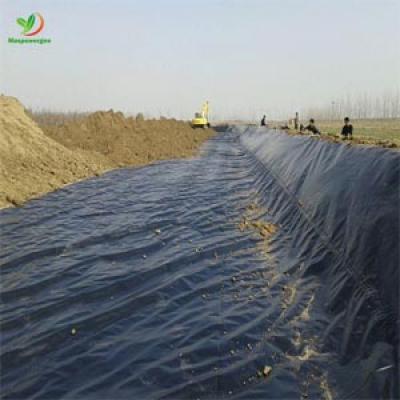 SOUTH AFRICA 2MM HDPE GEOMEMBRANE TEXTURED FOR FISH FARM POND LINER