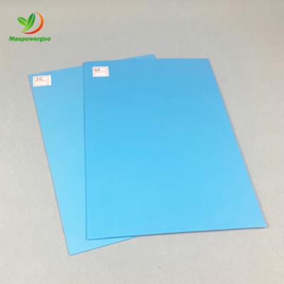 BLUE COLOR PVC GEOMEMBRANE BOLIVIA FOR MINGING AND LANDFILL