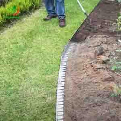 CORTEN STEEL LANDSCAPE EDGING METAL FOR LAWN, GARDEN, PATIO