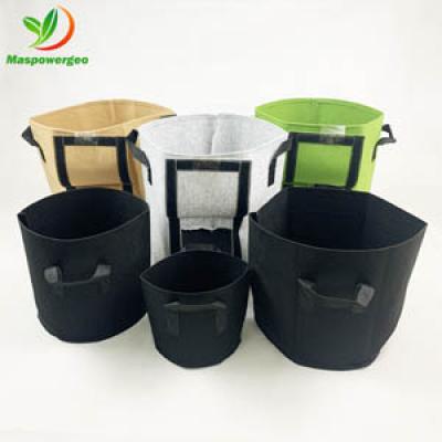 NON WOVEN FABRIC GEOTEXTILE PLANTING GROW BAGS POTS FOR GREENHOUSE PLANTS,FLOWER GROWING