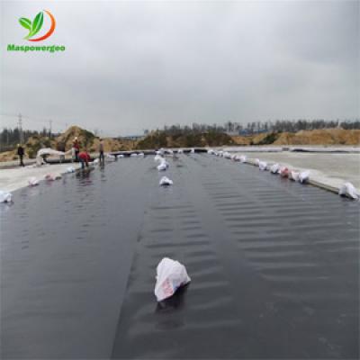 FISH FARM POND LINER HDPE GEOMEMBRANE SHEET FOR ARTIFICIAL LAKE 