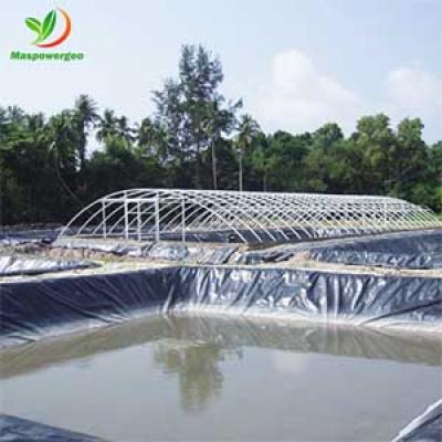 PERMEABLE PLASTIC GEOMEMBRANE ACUTTER FOR ARTIFICIAL LAKE