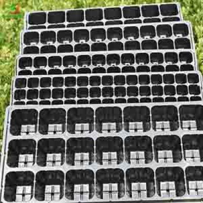 PLASTIC 50 60 72 105 128 200 HOLES CELLS PLANT PROPAGATION NURSERY SEED TRAY POTS