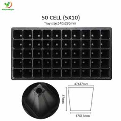 15 32 50 72 105 128 200 288 HOLES CELLS PLASTIC SEED STARTER TRAY