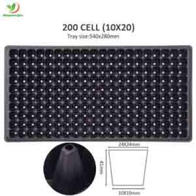 POLYSTYRENE SEEDLING TRAYS 200 CELLS FOR TOMATO ,CHILLI ,BROCOLI GERMINATION